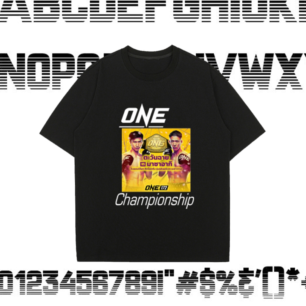 ใหม่ เสื้อยืด One championship เสื้อยืด  Men's  #K04