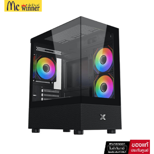 CASE (เคส) XIGMATEK ALPHARD M - BLACK (MICRO-ATX) (EN44526)
