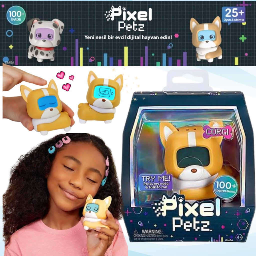 pixel petz - Corgi, interactive ages 4+ years