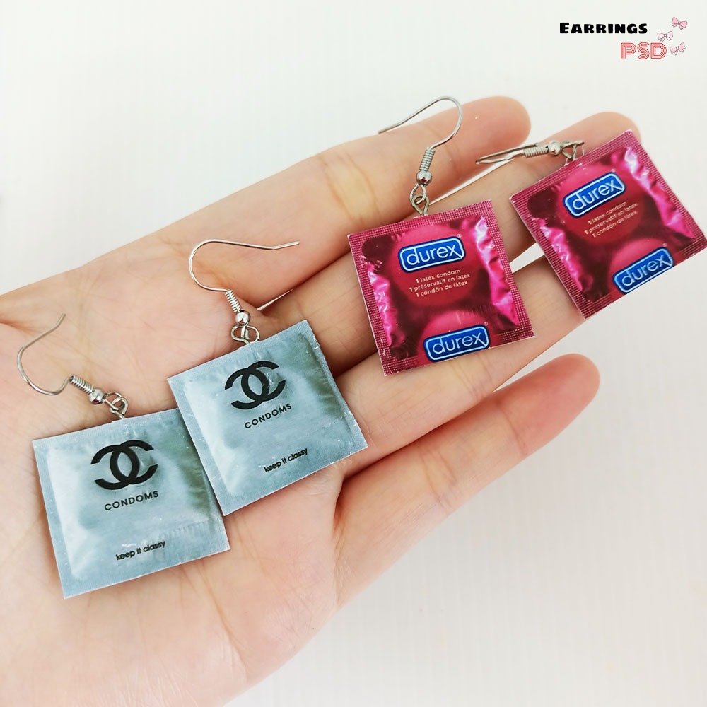 ต่างหูถุงยาง ต่างหูแปลกๆ ต่างหูอลัง ต่างหูสวย ต่างหูของเล่น ต่างหูdiy ต่างหูแฮนเมค ต่างหูขนม ต่างหูล็อตเตอรี่ ต่างหู