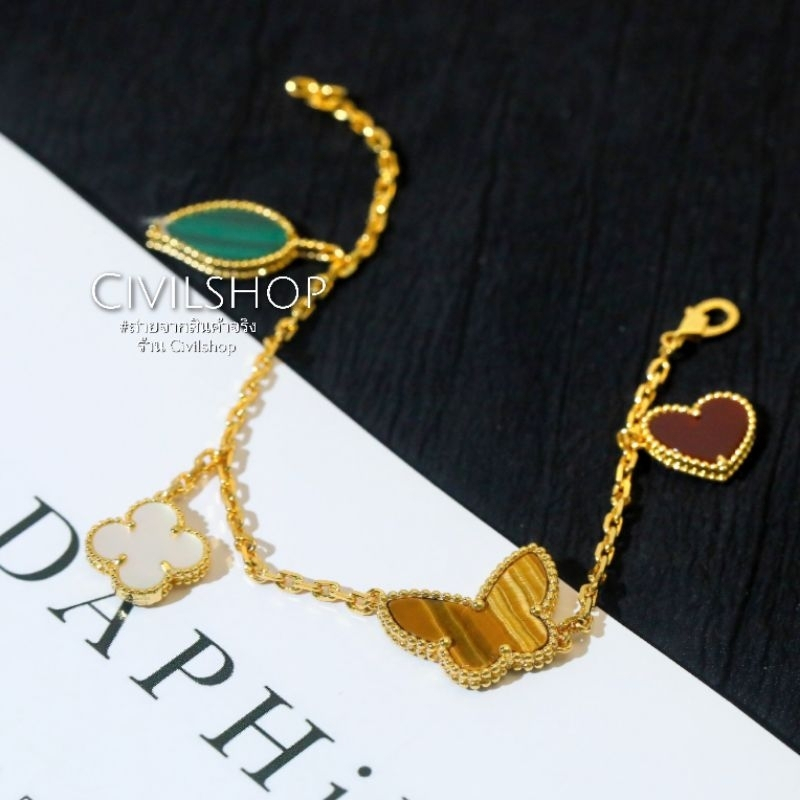 สร้อยข้อมือ ผีเสื้อ งานออริ งานปั้ม (พร้อมส่งในไทย)