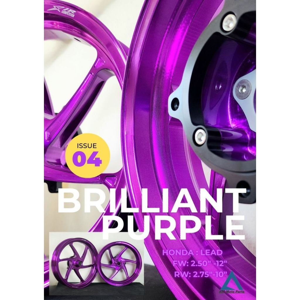 ล้อ Mag CNC X1R COMPETITION.  สำหรับรถ Honda Lead -น้ำหนักเบา แข็งแรงงานคุณภาพ