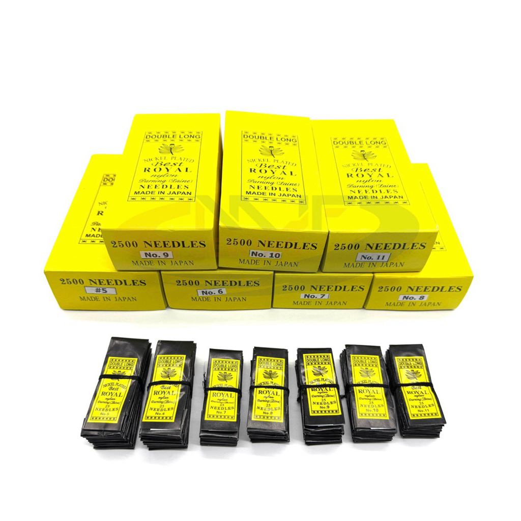 เข็มเนา เข็มสอย แบบอย่างยาว ห่อเหลืองmade in Japan เบอร์ 5-11 เข็มเย็บมือ เข็มเย็บผ้า อุปกรณ์เย็บผ้า อย่างดี