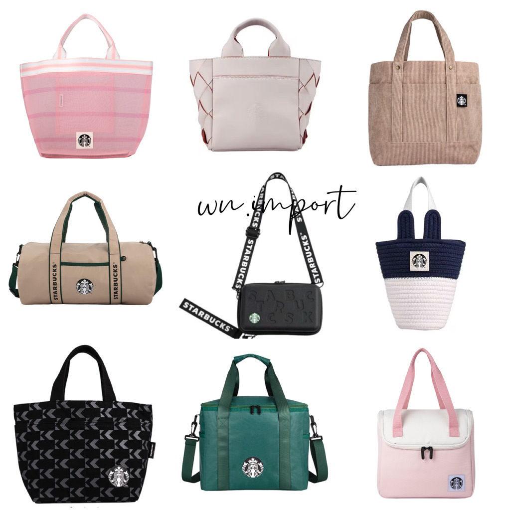 Sale 🔖 พร้อมส่ง อัพเดทล่าสุด 24/4/26 ลดกระหน่ำ Starbucks bag สตาร์บั๊ค กระเป๋าตังค์ ครบทุกคอลเลคชั่น ของแท้ 💯