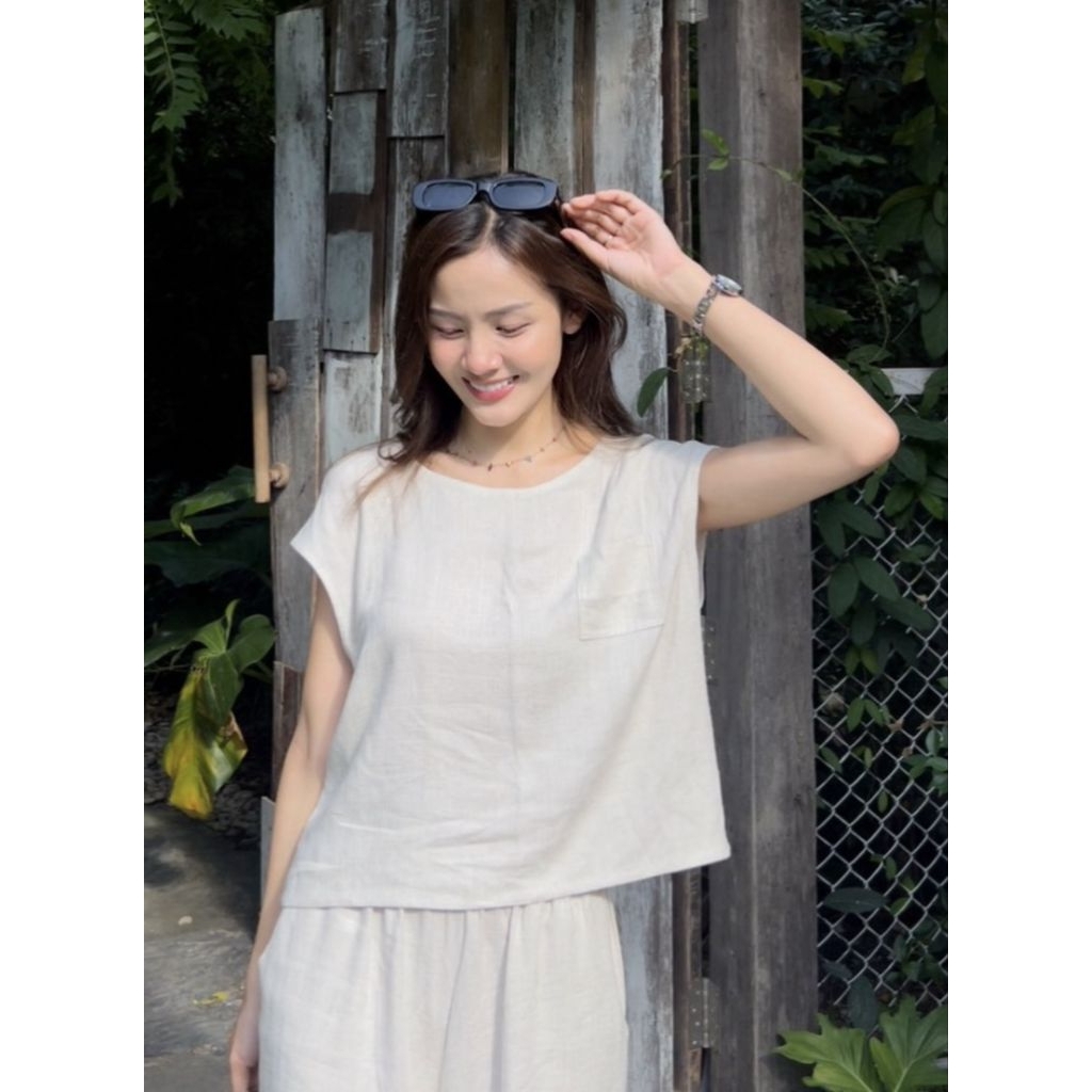 เสื้อแขนสั้นผ้าใยกัญชง