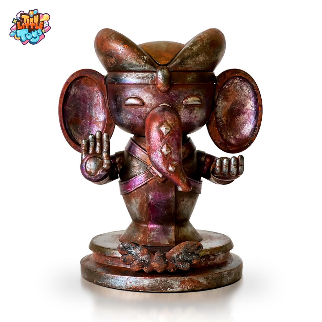 Tiny Little Toys DEVA Art Toy แอคชันฟิกเกอร์ ของสะสมแฮนด์เมด พระพิฆเนศ เจริญรุ่งเรือง สแกนรับ NFT