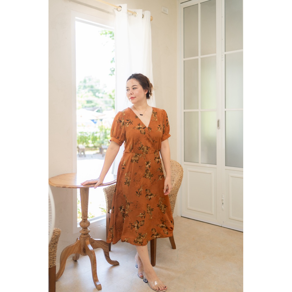 Wonder Brown Dress : 850฿