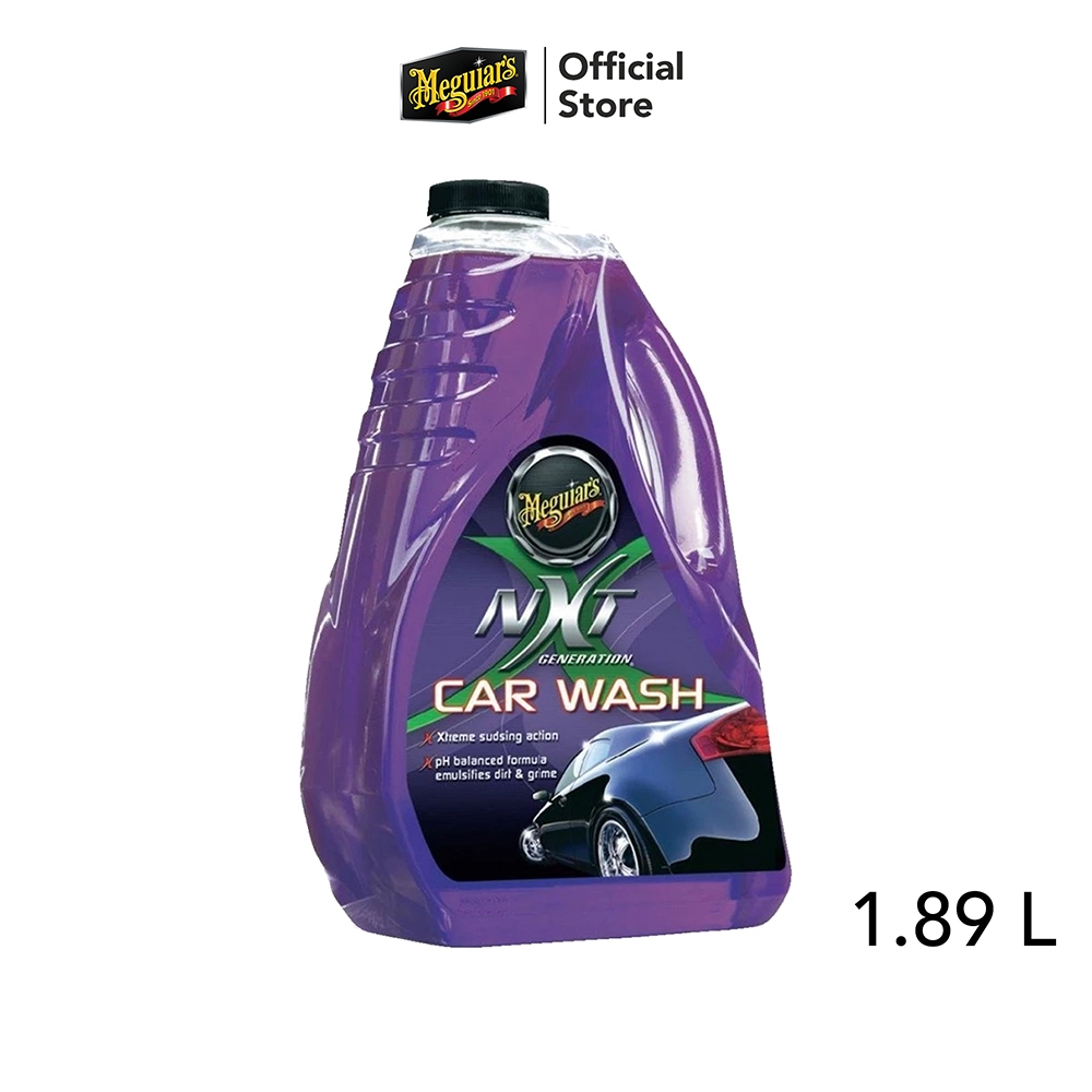 Meguiars G12664 NXT Generation Car Wash แชมพูล้างรถสูตรโพลิเมอร์สังเคราะห์ขนาด 1.89 ลิตร.