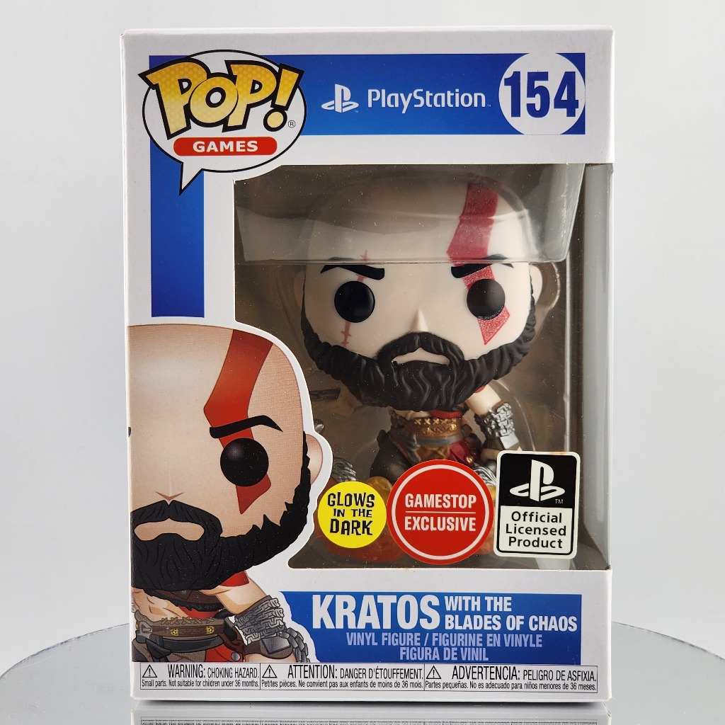 Funko Pop! God of War - Kratos with Blades of Chaos[เรืองแสง] GameStops Exclusive 154