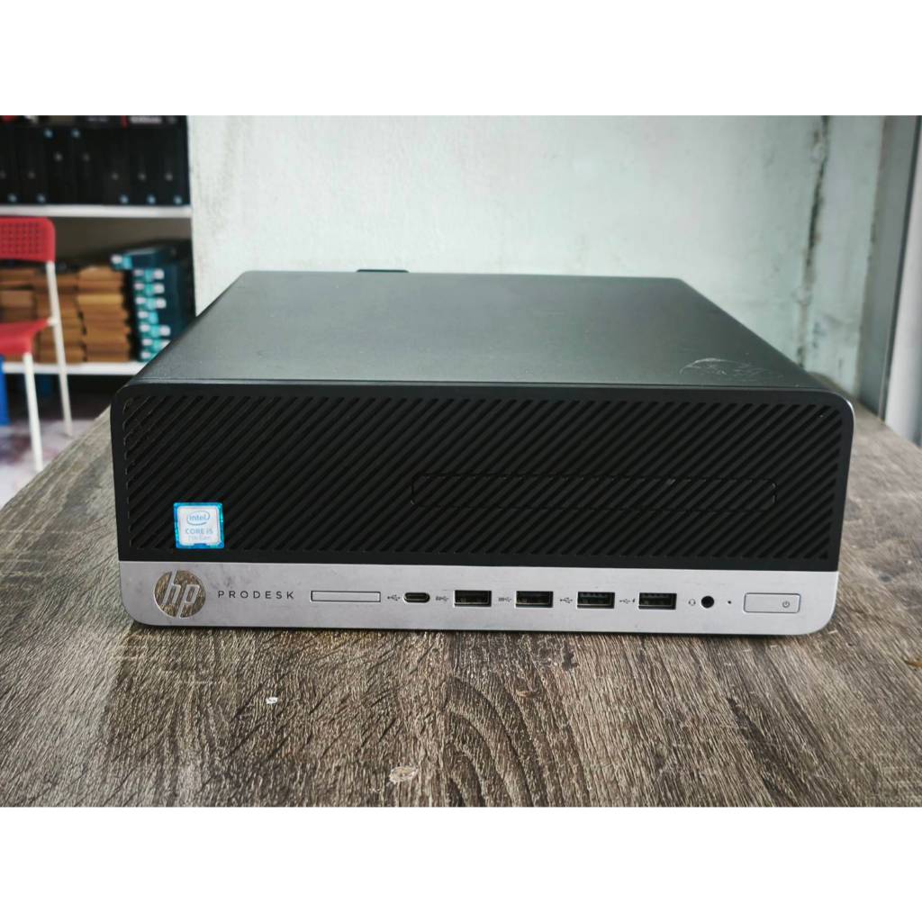 คอมพิวเตอร์ HP Prodesk Core I5 Gen7 7400 Ram 8GB SSD 240GB พร้อมใช้ วินโด้ 10