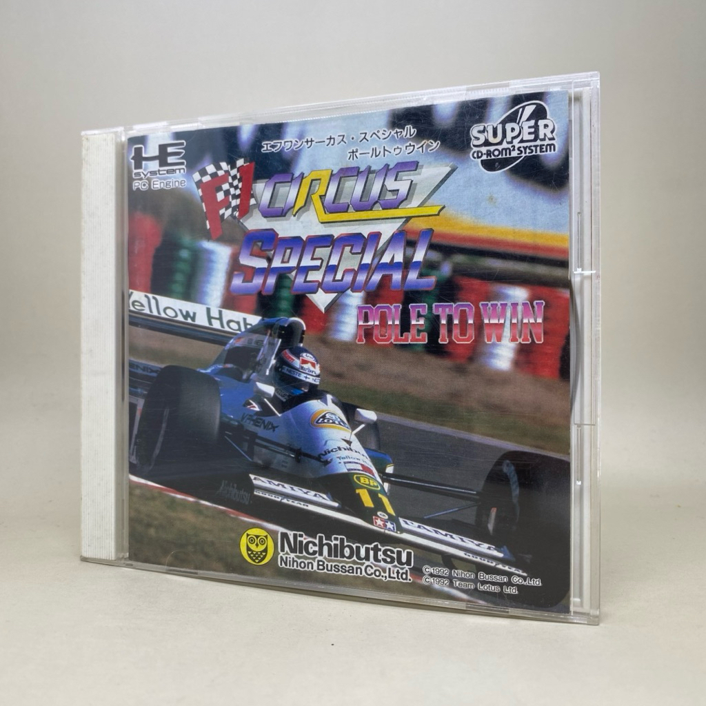 F1 Circus Special Pole to Win (PCE-CD) | NEC PC Engine CD-ROM 2 System | Original Japan | เล่นได้ปกต