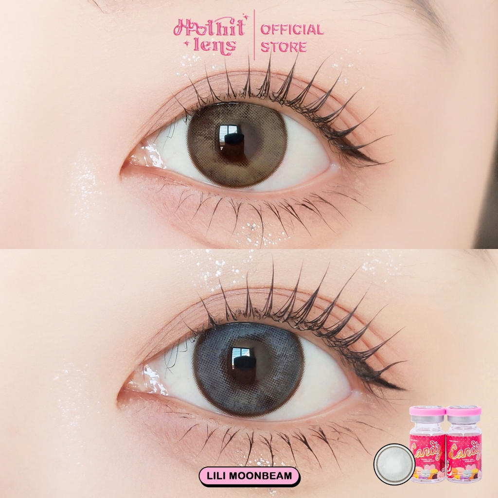 Candylens คอนแทคเลนส์ รุ่น Lili พร้อมส่งแบบปกติ และค่าสายตาสั้น 0.00-7.00 ฟรีตลับ