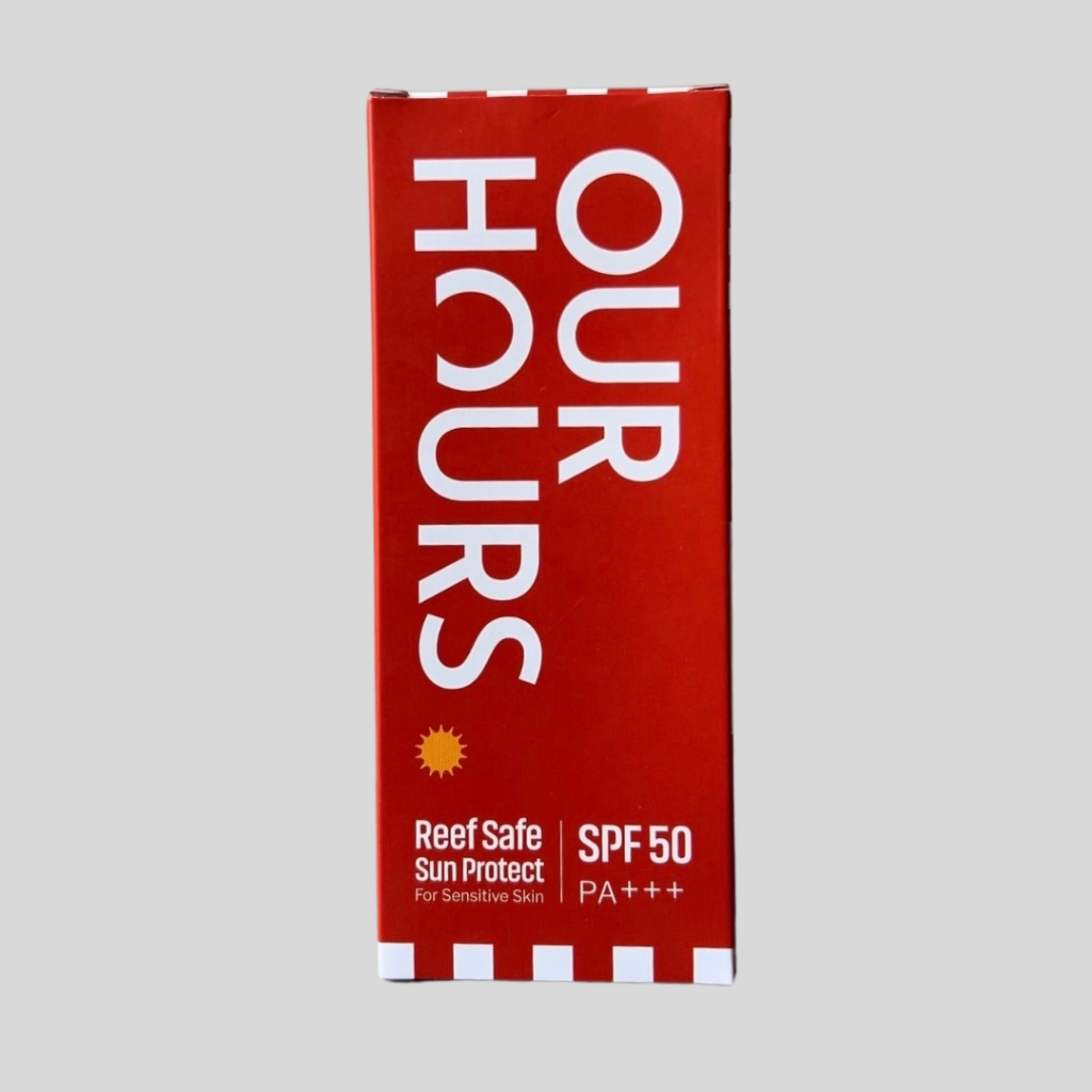 OurHours อาวเวอร์อาวเวอส์ รีฟ เซฟ ซันโพรเทค เอสพีเอฟ50 พีเอ+++ Reef Safe Sun Protect SPF 50 PA+++ (50 ml)