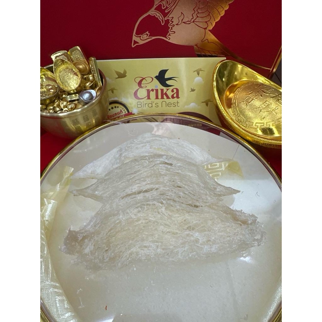 รังนกแห้ง ทรงปลาหมึก คละไซส์ เกรดพรีเมี่ยม 100g