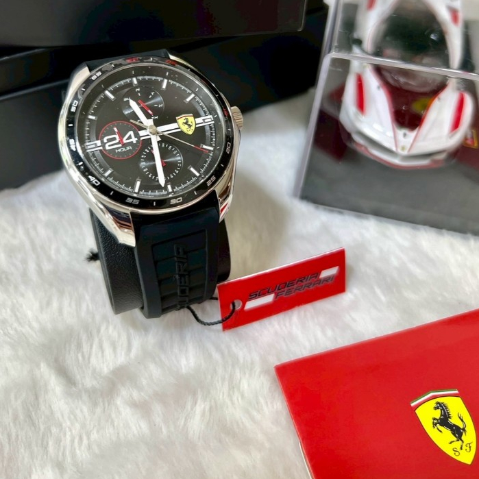 นาฬิกา Ferrari Speedracer Analog Black Dial Men's Watch-0870045