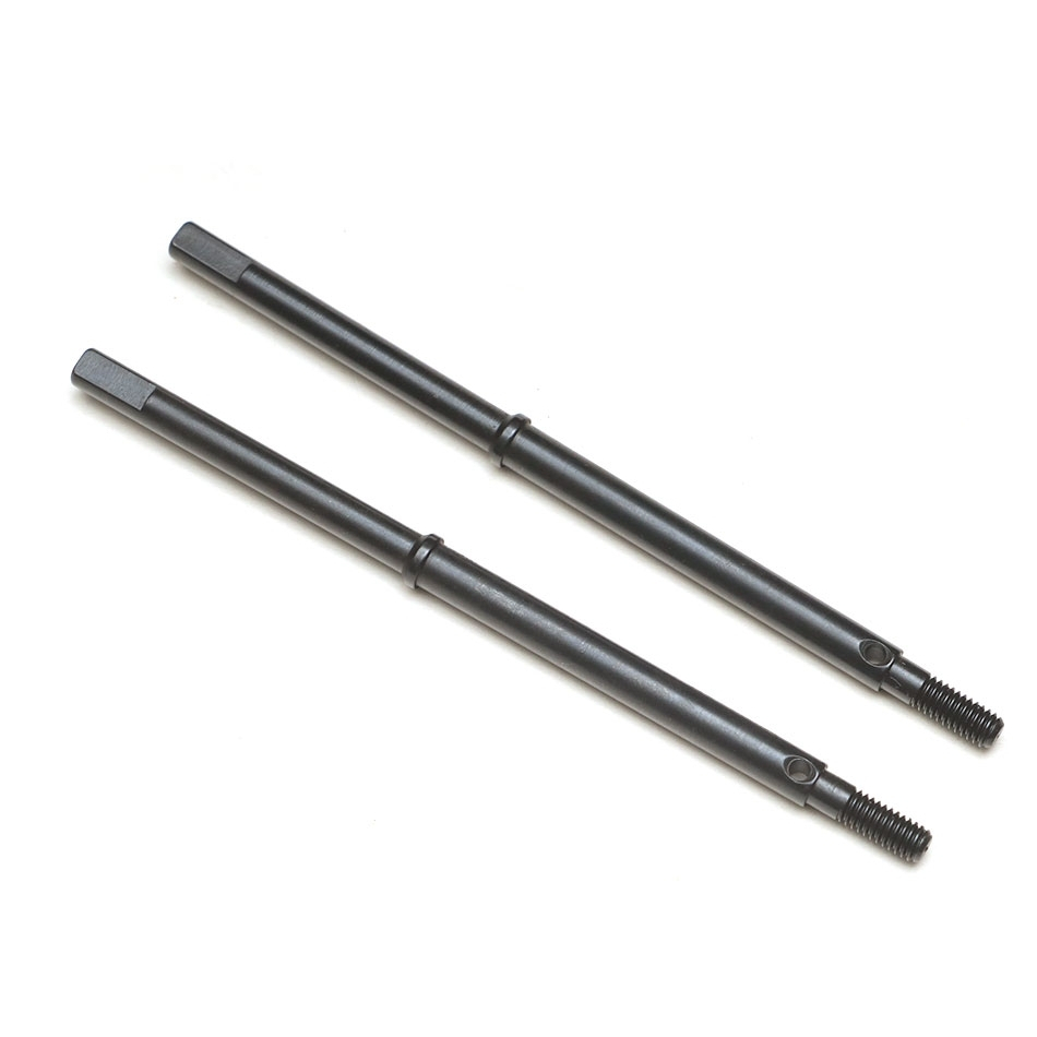 เฟืองคาน/อะไหล่คาน BRBD9002 : Boom Racing Ultra Hard Steel Axle Rear Shaft (2pcs) for BRD9023 Black 