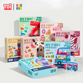 TOi จิ๊กซอว์ชิ้นใหญ่จับถนัดสำหรับเด็กเล็ก My First Puzzle ของเล่นเด็กเสริมพัฒนาการ 2 ขวบขึ้นไป