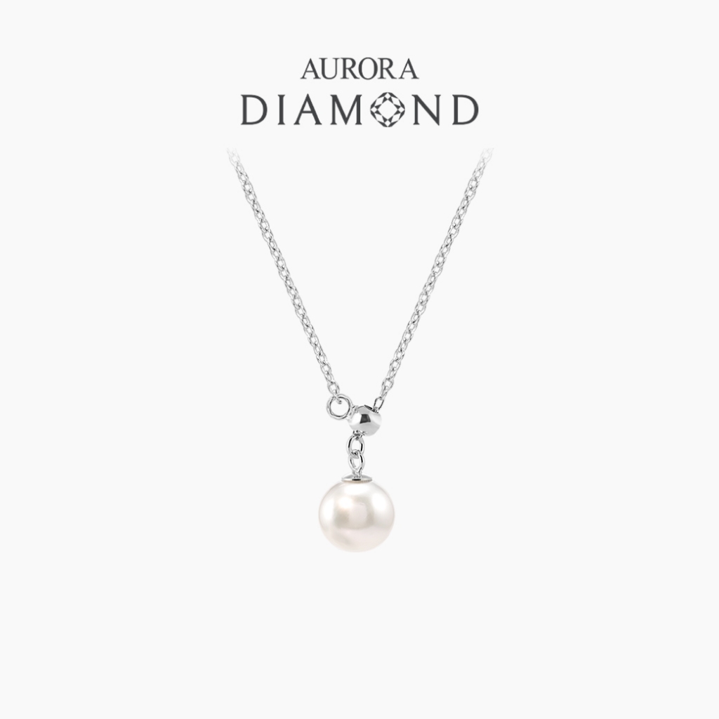 Aurora Diamond สร้อยคอมุกเเท้ Bright Pearl Collection (DNPL009)