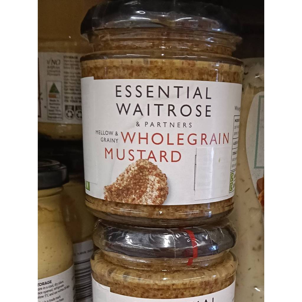 WAITROSE Wholegrain Mustard 185g