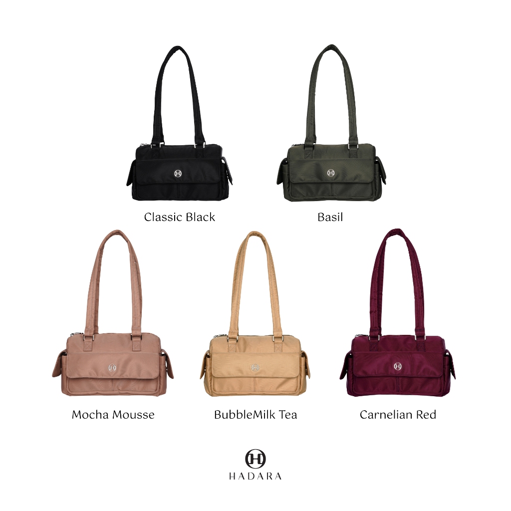Hadara Classic 95 กระเป๋าสะพายข้าง ผ้า Deluxe Nylon น้ำหนักเบา กันน้ำ 80% ใส่ iPad mini ได้ ราคา ถูกที่สุด ดีลบีเคเค แกลเลอรีภาพที่ 9
