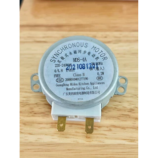 (แท้)มอเตอร์หมุนจานไมโครเวฟ AC220-240V. 4/4.8 r/min 4W 50/60Hz / MDS-4A(แท้ใหม่)อะไหล่ไมโครเวฟแท้