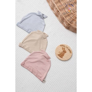 Soul me bebe/Premium bamboo หมวกเด็กอ่อน Newborn Hat ใยไผ่สุดนิ่ม อ่อนโยนต่อผิว