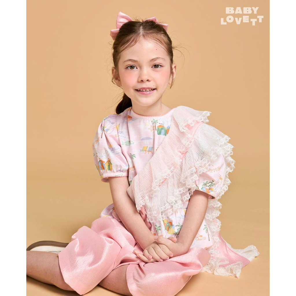 Babylovett (เซ็ตชุดไทย ชมพู) Size 12-18,18-24 New!!