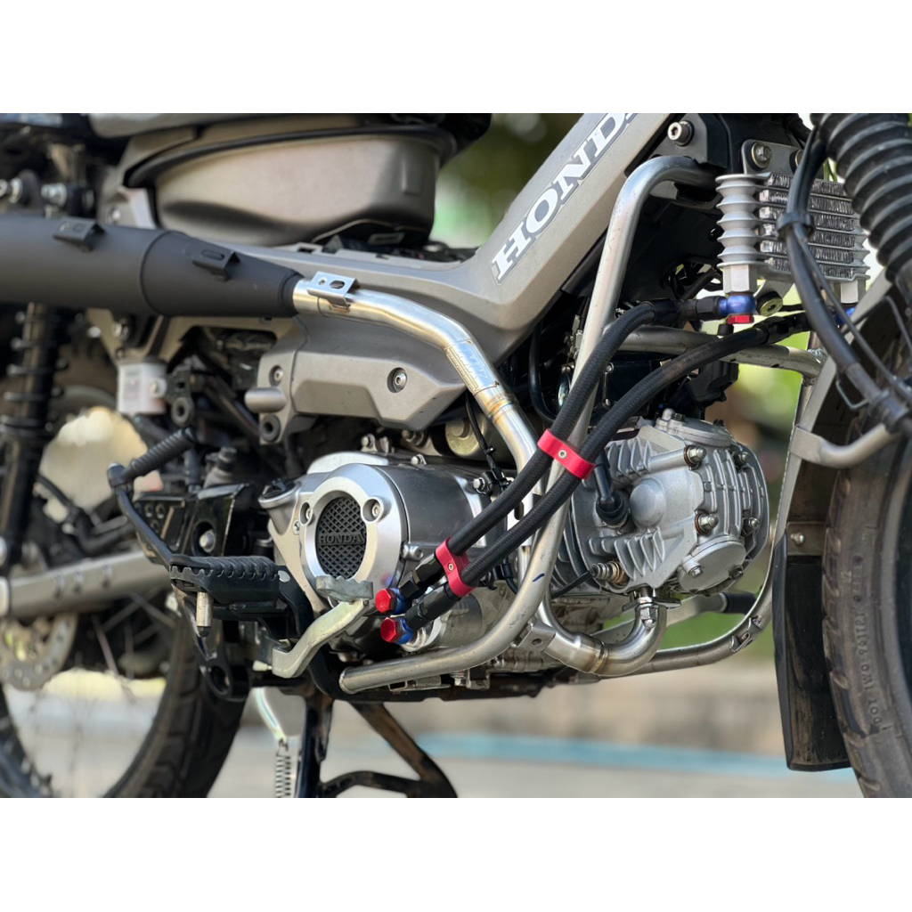 ท่อทั้งใบ มอก. CT-125 Gen2 สำหรับลูกเดิม ใส่ครอบท่อและกันร้อนเดิมได้ ใส่การ์ดล่างเดิมได้