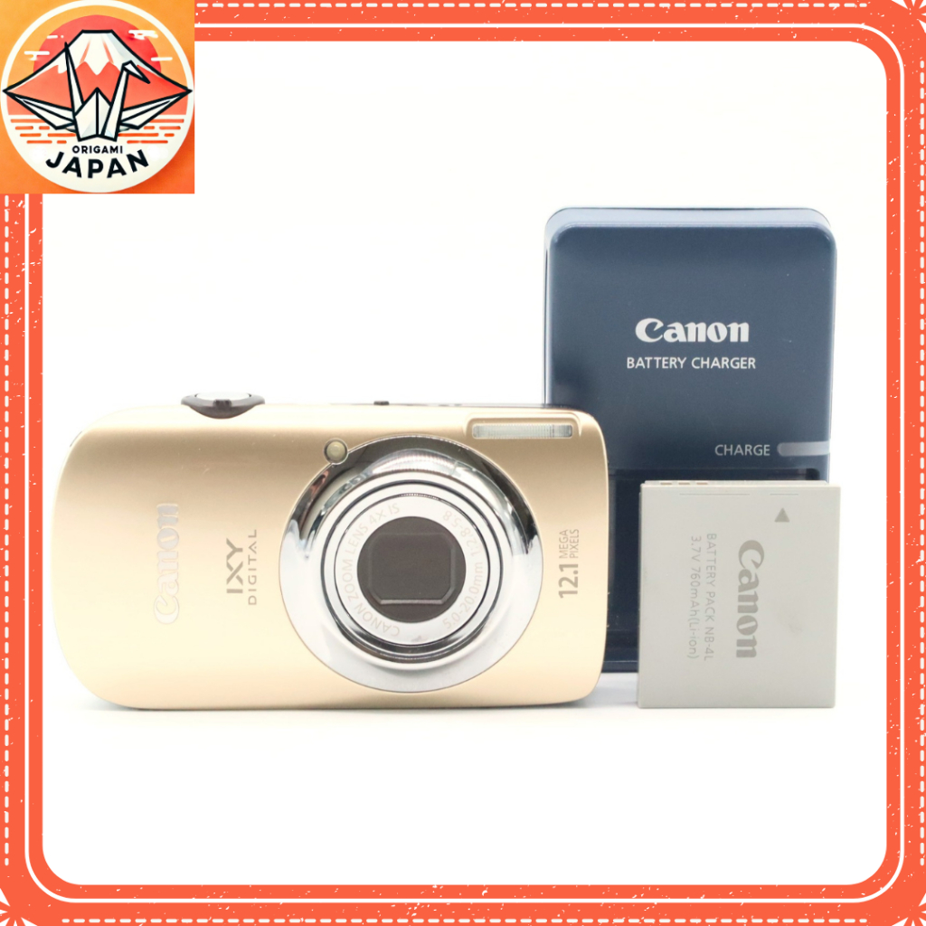 【USED /Near MInt】Canon  IXY DIGITAL  510 IS Gold IXYD510IS(GL)(Direct from Japan)＃4022-2