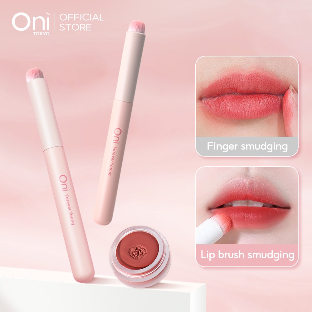 Oni Portable Lip Brush for Lipstick Multifunctional Makeup Brush for Lip Gloss, Eyeshadow พู่กันทาปาก แปรงเบลนลิป ทาลิป