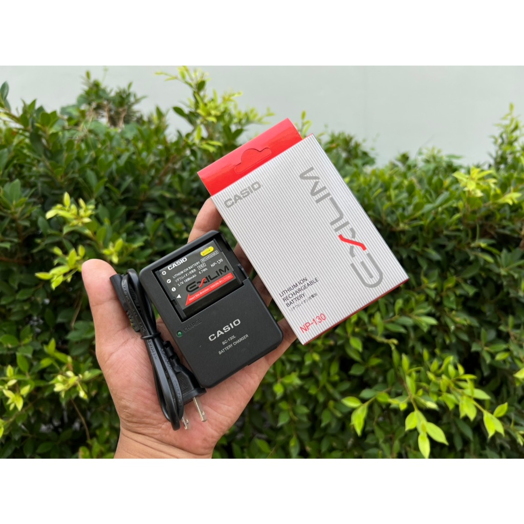 🔥ส่งจากไทย🔥แบต Casio NP-130 (CNP-130) & แท่นชาร์จกล่อง Casio EX-ZR1100 ZR1200 ZR3500 ZR3600 ZR5000
