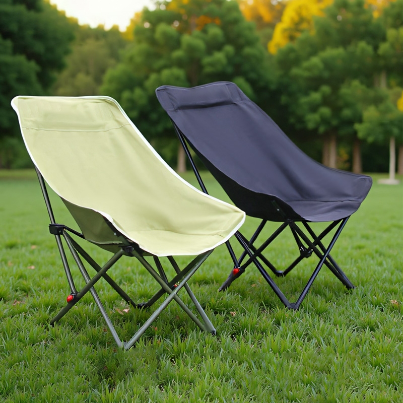 Win เก้าอี้แคมป์ปิ้ง แบบพกพา camping เก้าอี้พับ รับน้ำหนัก350กก พนักพิงสูง ปิคนิค ตกปลา