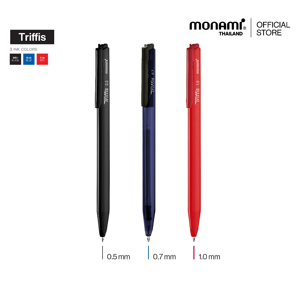Monami ปากกาลูกลื่น รุ่น Triffis
