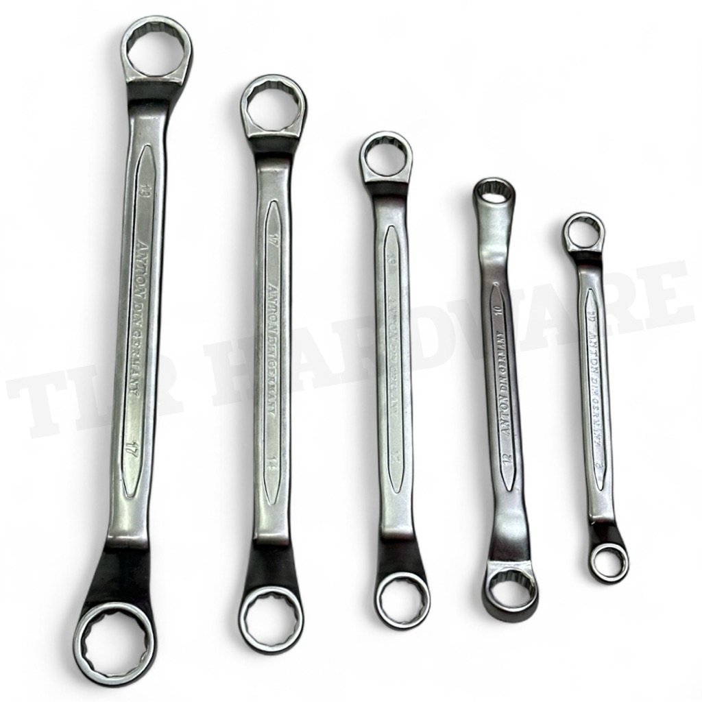 ประแจแหวนสองข้าง ANTON CR-V / ประแจแหวนคู่ / ประแจแหวนเบอร์ 8 เบอร์ 10 เบอร์ 12 เบอร์ 13 เบอร์ 14 เบ