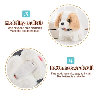 🐶ของเล่น ตุ๊กตาสุนัข น้องหมา เดินได้ มีเสียง สมจริง ของเล่นเด็ก ตุ๊กตาสุนัข ลูกสุนัขไฟฟ้า