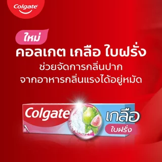 Colgate คอลเกต ยาสีฟัน สูตรเกลือ ใบฝรั่ง 100/150 ก. แพ็คคู่/เดี่ยว