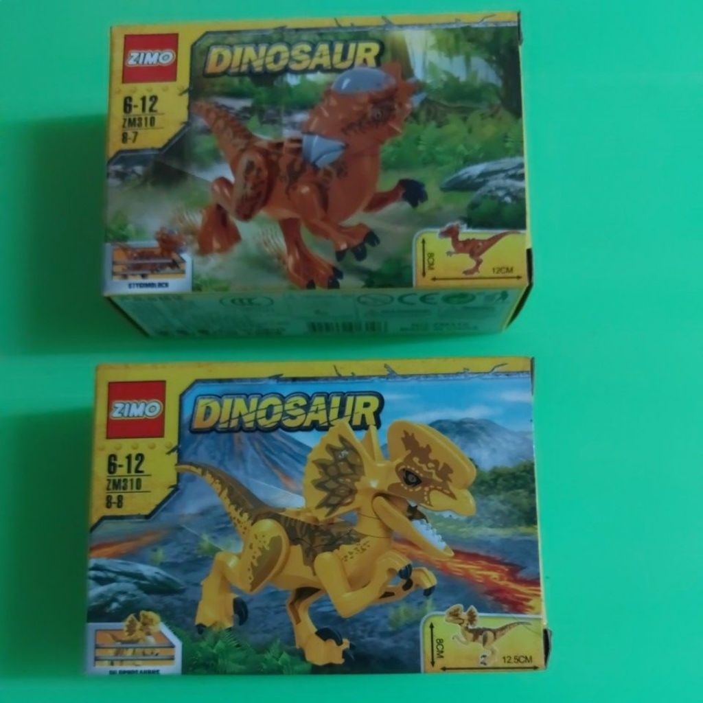 ตัวต่อ​ ไดโนเสาร์​ Building​ Blocks​ 2 แบบ