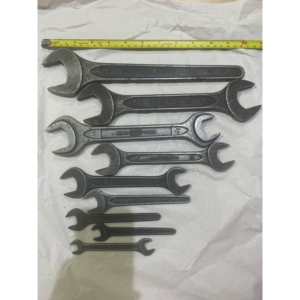 ประแจ Asahi Tools คละไซส์ (9ชิ้น)