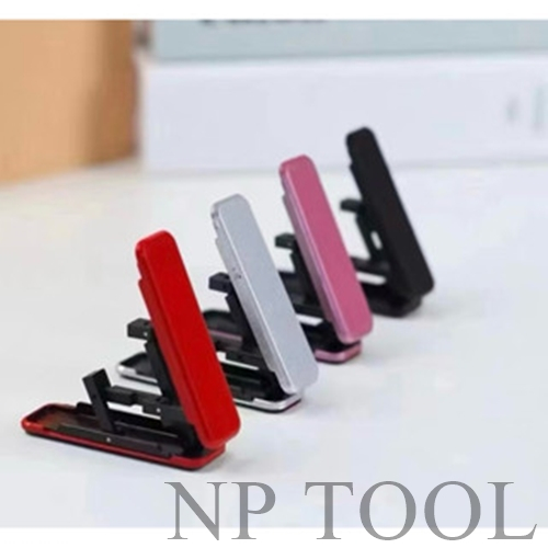 NP-424 ที่วางโทรศัพท์ตั้งโต๊ะแบบพับได้สําหรับ Iphone สําหรับ Samsung Huawei Xiaomi ขาตั้งแท็บเล็ตอเนกประสงค์ที่วางนิ้ว