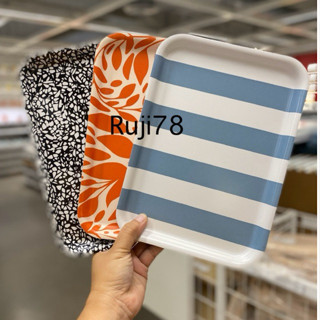 ♥️ถาดใส่ของอเนกประสงค์  ที่วางแก้ว เมลามีน ขนาด 20*28 ซม. มี…