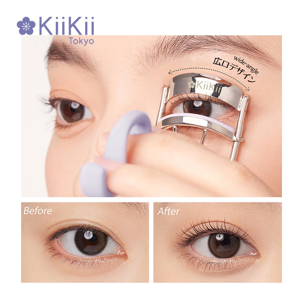 KiiKii ที่ดัดขนตาโค้งงอนเด้งสวย เรียงเส้นไม่ติดกัน ดัดง่าย แรงดี ไม่หลุดร่วง ตาสวยเด่น ใช้ได้ทุกตาชั้นเดียว-สองชั้น - รูปที่ 5