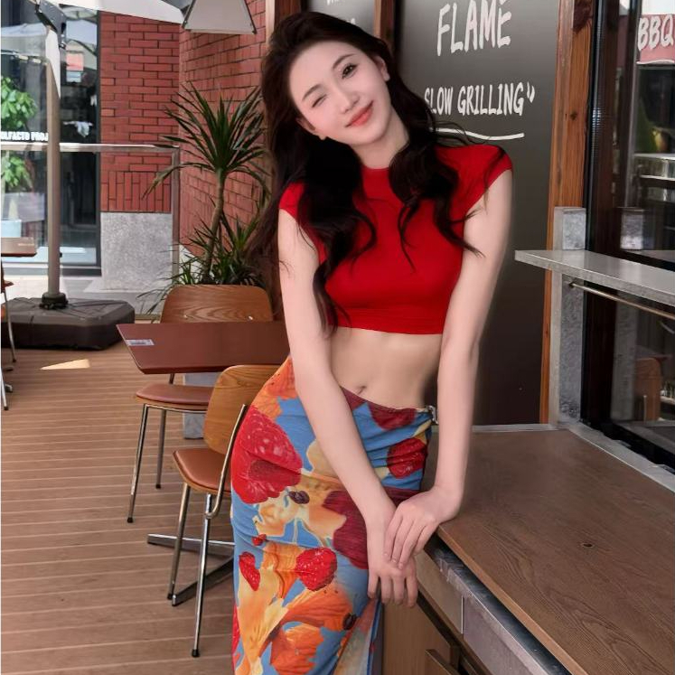 Beach Bikini ชุด 3 ชิ้น ชุดชายทะเล เดรสผ่าข้าง+เสื้อโชหลัง ชุดชายหาดฤดูร้อนสุดเซ็กซี่และมีสไตล์ ราคา ถูกที่สุด ดีลบีเคเค แกลเลอรีภาพที่ 5