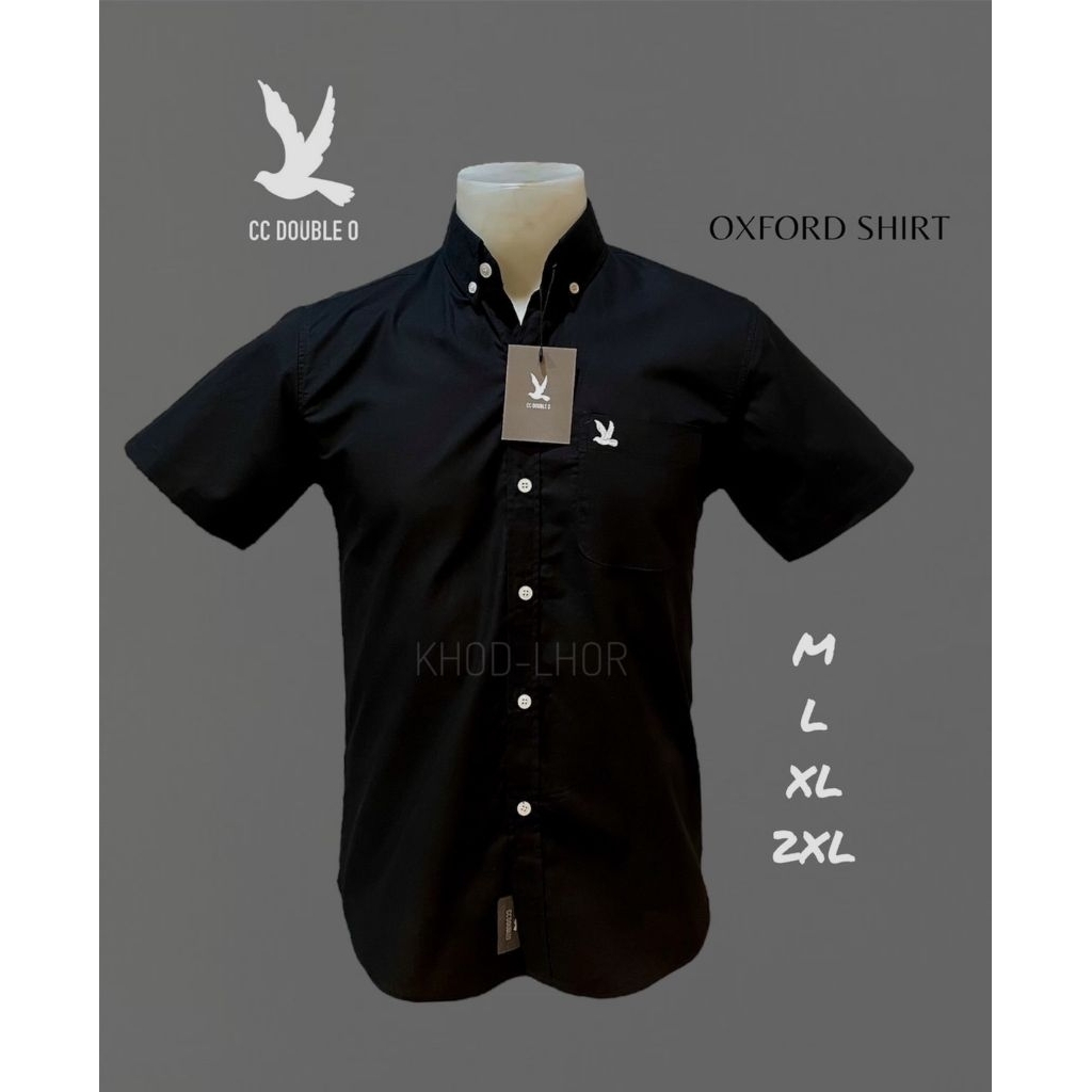 เสื้อเชิ้ต(shirt)แขนสั้นผู้ชายผ้า oxford🛍 #เสื้อเชิ้ตแขนสั้น #CCOO