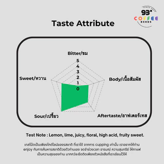 เมล็ดกาแฟคั่วอ่อน Light Roast 250g/500g | Signature Blend Coffee Beans | 93 Degrees