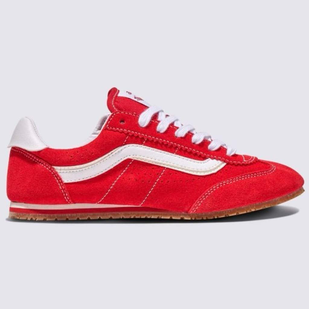 VANS SUPER LOWPRO RACING RED SNEAKERS สินค้ามีประกันแท้