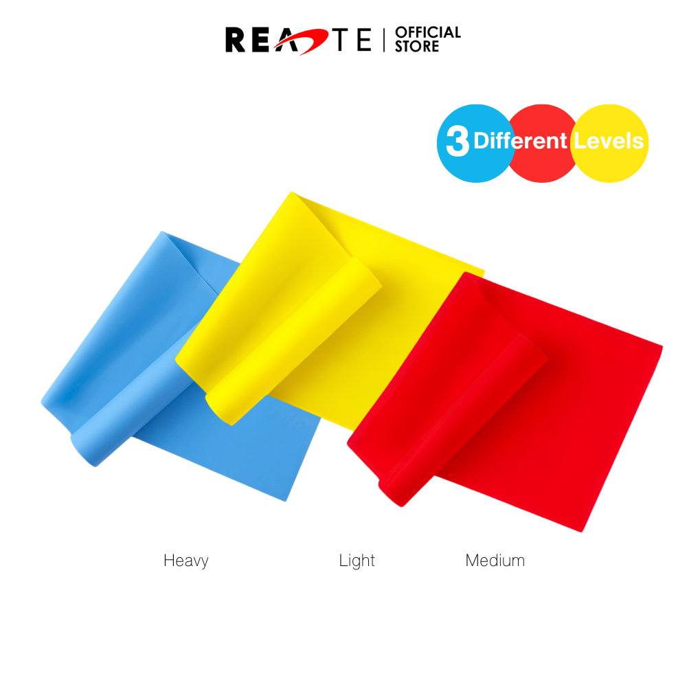 READTE ยางยืดพิลาทิส ยางยืดแรงต้าน บริหารกล้ามเนื้อ กายภาพ ออกกำลังกาย RESISTANCE BANDS