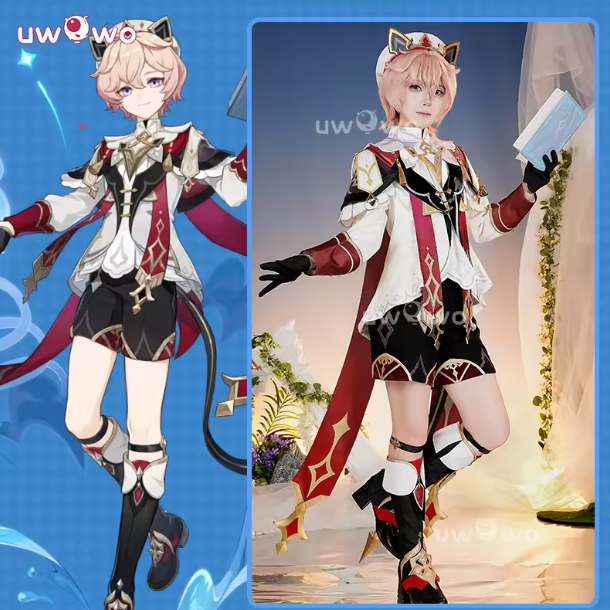 UWOWO Dahlia Collab series: Game Genshin Impact Dahlia Cosplay Costume Clothing for Women Outfit Dre