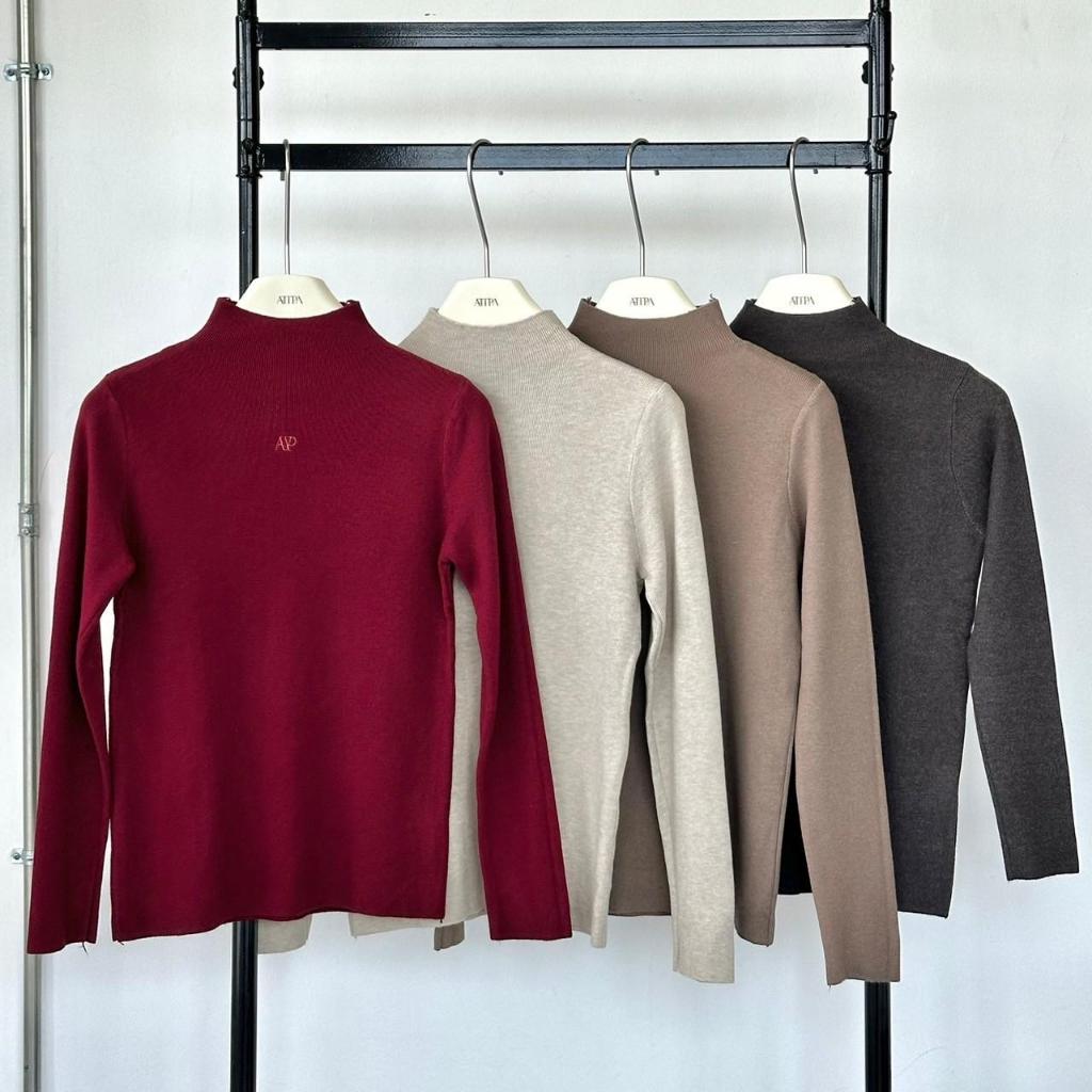 Atipa - Finnie Knit Top เสื้อไหมพรมแขนยาวปัก Atipa