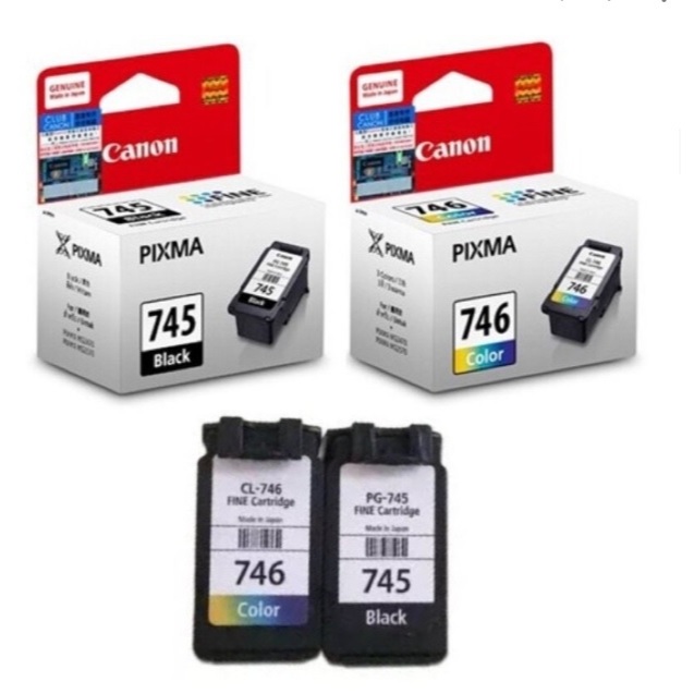 ตลับหมึก CANON แท้  PG745 BK  CL-746 CL