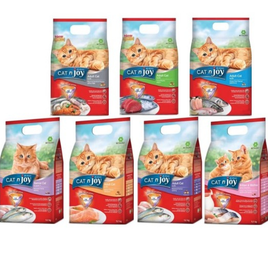 CAT n joy แคทเอ็นจอย อาหารเม็ดสำหรับแมวทุกสายพันธุ์ ครบสูตร ขนาด 2.8-3kg.*โปรดอ่านรายละเอียดก่อนสั่งซื้อ